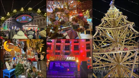 EXCLUSIV. Singurul târg de Crăciun din Europa care percepe taxă de intrare, un adevărat succes în București. Atmosfera de sărbătoare a inundat inimile participanților  - Galerie FOTO și VIDEO