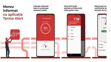 Vești bune pentru bucureșteni. A fost lansată aplicația Termoalert. Utilizatorii pot vedea în timp real starea sistemului de termoficare din Capitală!