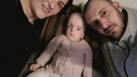Anunţ umanitar! O fetiţă de 1 an şi 4 luni, diagnosticată cu o boală genetică cromozomială rară, are nevoie de ajutor. Costul tratamentului se ridică la 8000 de lei pe lună