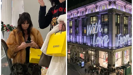 Cum a fost surprinsă Dana Budeanu într-un mall londonez. Creatoarea de modă, dată drept exemplu negativ de presa britanică