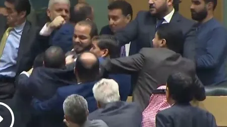 Parlamentarii din Iordania s-au luat la bătaie din cauza femeilor VIDEO
