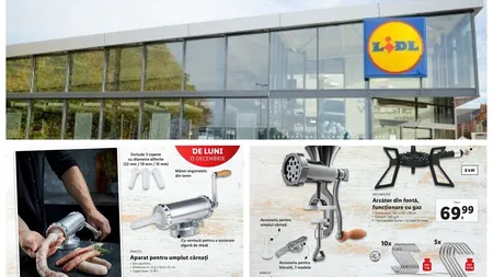 Ai tăiat porcul? LIDL îți aduce mașina de tocat carne și aparatul pentru umplut cârnați! Cu nici 60 de LEI îți schimbi arsenalul din bucătarie!