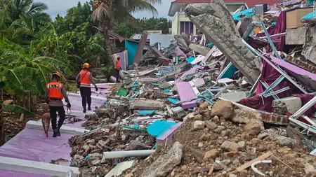 Cutremur puternic în Indonezia, de 7,3. Oamenii au intrat în panică, un spital şi un hotel au fost evacuate VIDEO