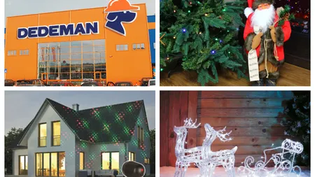 Oferte inedite la Dedeman înainte de sărbători. Surprizele care te aşteaptă în toate magazinele din ţară