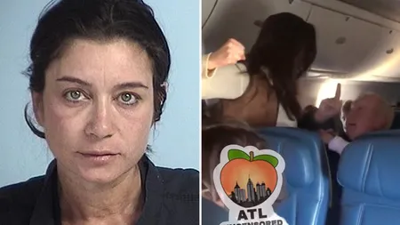 Scandal în avion pe purtatul măştii. O actriţă din Baywatch a lovit şi scuipat un bătrân care nu avea faţa acoperită, scene ireale VIDEO