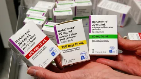 Medicament împotriva artritei, folosit pentru tratarea cazurilor severe de COVID-19. A primit autorizarea EMA