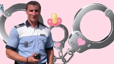 Marian Godină va deveni tată. Cel mai cunoscut poliţist al ţării a postat o poză cu cătuşe accesorizate cu o suzetă: 