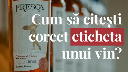 Eticheta vinului: ce informaţii preţioase ascunde. Cum să o citeşti corect: ce înseamnă DOC, CMD sau CMT