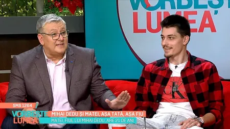 Toată lumea îl ştie pe Mihai Dedu de la Pro TV. Prima apariţie alături de fiul său: 