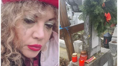 Oana Lis, în lacrimi la cimitir. Vedeta nu s-a putut opri din plâns: 