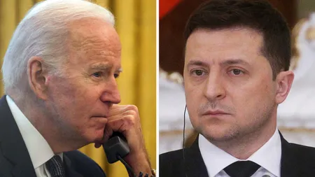 Curaj sau ironie? Volodimir Zelenski l-a chemat pe Joe Biden la Kiev 