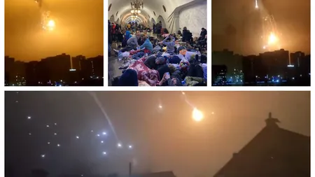 Kievul, vizat de tiruri de rachetă. Atacuri în mai multe oraşe ucrainene pentru a doua zi consecutiv. Sirenele sună în continuu. Zelenski: Eu sunt ținta numărul unu. Voi rămâne aici
