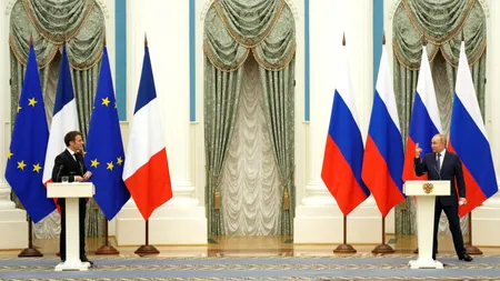 Preşedintele Franţei mai face o încercare de a evita atacul Rusiei în Ucraina. Macron, discuţie telefonică cu Putin şi Zelenski