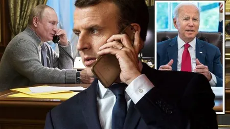 Emmanuel Macron i-a convins pe Joe Biden şi Vladimir Putin să se întâlnească joi. Condiţia este ca Rusia să nu invadeze Ucraina până atunci
