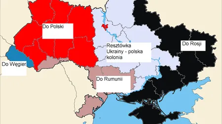 Un deputat din Parlamentul de la Kiev vorbeşte de împărţirea Ucrainei între România, Polonia şi Ungaria. 