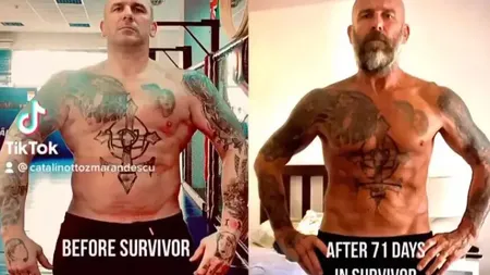 Survivor România 2022. Cătălin Zmărăndescu s-a urcat pe cântar: 