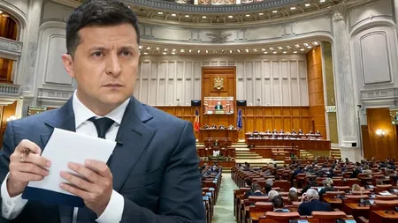 Volodimir Zelenski va vorbi în Parlamentul României