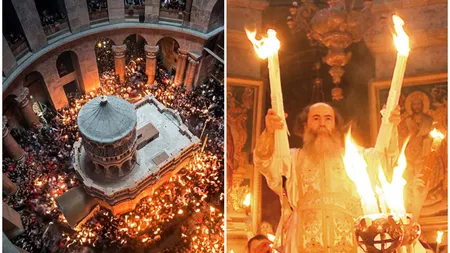 Lumina Sfântă de la Ierusalim a ajuns în România. Patriarhia a decis să o trimită şi în Ucraina şi Republica Moldova