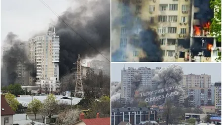 Atacuri cu rachete de croazieră în Odesa, în ajunul Învierii Domnului. Opt ucraineni, printre care şi un bebeluş, au fost uciși. UPDATE