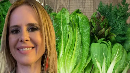 Dieta de primăvară recomandată de Mihaela Bilic: spectacol de verdeţuri în farfurie