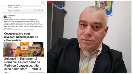 Primar PSD, mesaj scandalos după discursul lui Volodimir Zelenski din Parlamentul României. 