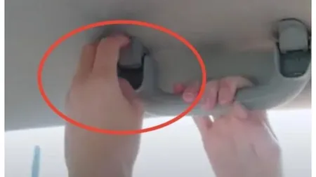 Mânerul de la maşină care are un buton secret. Incredibil la ce foloseşte. Sigur nu ştiai asta!