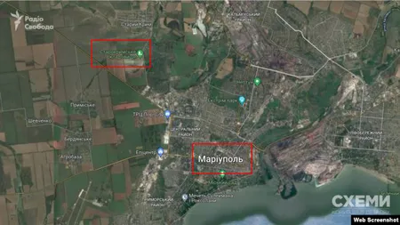 Imagini din satelit arată tranşee de 200 de metri folosite ca gropi comune în apropiere de Mariupol FOTO