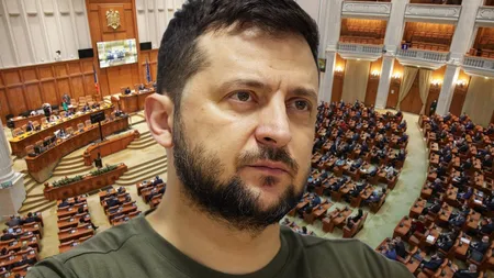 Volodimir Zelenski s-a adresat Parlamentului României: 