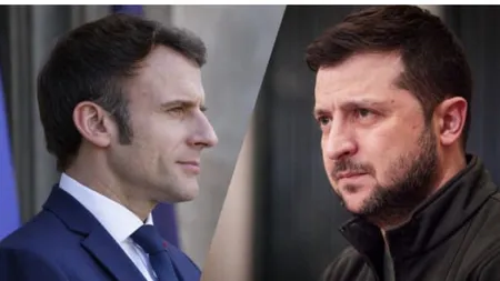 Zelenski l-a pus pe Macron să aleagă: 
