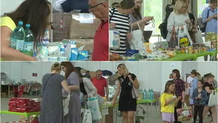 Criză de alimente pentru refugiaţi. Românii au ajuns la fundul sacului, iar donaţiile au scăzut dramatic. Voluntar Crucea Roşie: 