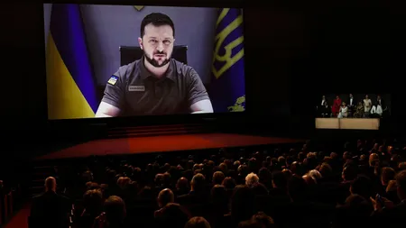 Zelenski a deschis Festivalul de la Cannes: 