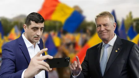 Klaus Iohannis, ridiculizat de către George Simion. Ce cadouri i-a adus liderul AUR, la Palatul Cotroceni (VIDEO)