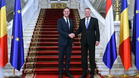 Klaus Iohannis a avut o discuţie telefonică cu premierul Olandei despre Grupul de luptă din România şi sprijinul pentru Ucraina şi Republica Moldova