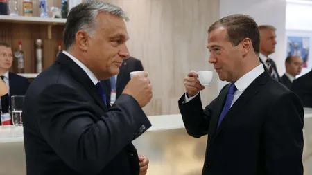 Dmitri Medvedev a lăudat curajul lui Viktor Orban de a se opune embargoului. 