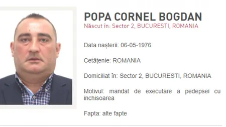 Bogdan Popa, fost director în Primăria Capitalei, condamnat alături de Sorin Oprescu, dat în urmărire generală