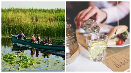 Incredibil! Cât a ajuns să coste o sticlă de apă plată la un restaurant de pe Delta Dunării