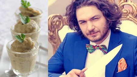 Salata de vinete a lui Chef Florin Dumitrescu. Greşeala majoră pe care o face toată lumea când coace vinetele VIDEO