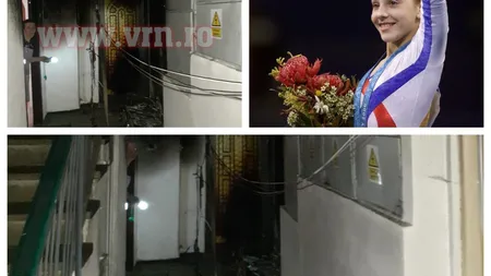 Panică în familia fostei gimnaste Andreea Răducan. I-a fost incendiată uşa apartamentului
