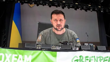 Zelenski a început să ţină discursuri şi la festivalurile de muzică: 