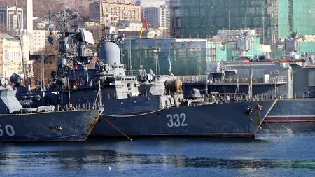 Rusia şi-a scos navele antisubmarin în Pacific pentru exerciţii de intimidare