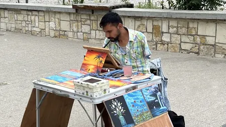 Cornel, pictorul fără mâini de la 