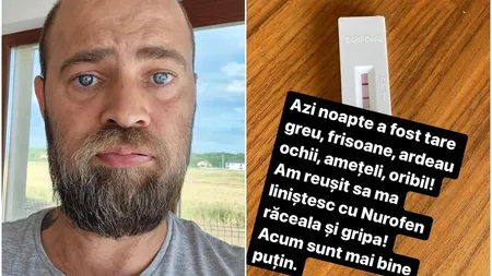 Cosmin Seleşi, doborât de coronavirus. Actorul face faţă cu greu bolii: 