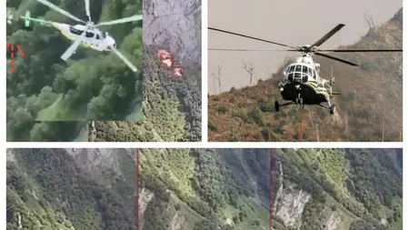 VIDEO ŞOCANT cu o nouă tragedie, CINCI vieţi s-au pierdut după ce un elicopter plecat să salveze turişti a căzut în prăpastie