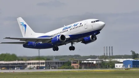 Amendă de două milioane de euro pentru Blue Air, din cauza zborurilor anulate