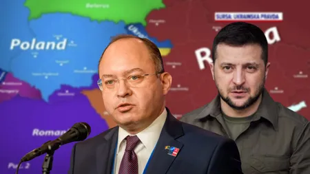 MAE, alături de Volodimir Zelenski, după ce Rusia a publicat o hartă cu Bucovina de Nord restituită României: „Respingem ferm!