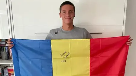 David Popovici, gest demn de un campion mondial. Ajutor pentru o fetiţă în vârstă de doar un an!