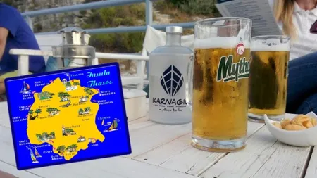 Cât a ajuns să coste o bere la draft în Thassos. Nota de plată care i-a surprins pe români FOTO