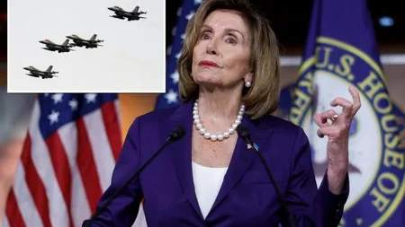 Nancy Pelosi e în drum spre Asia, China ameninţă că îi va ataca avionul dacă va merge în Taiwan. 