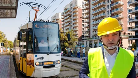 Circulaţia tramvaielor pe linia 41, dată peste cap din cauza modernizării peroanelor. Nu se va opri în staţiile în care au loc lucrări