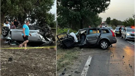 A murit și șoferul vinovat al accidentului tragic din Călărași. Filmul dezastrului în care a murit o familie întreagă. ”Uite, băi, copii morţi!”